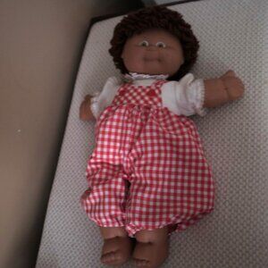 Vintage Famosa Spain Rubber Face doll brown eyes